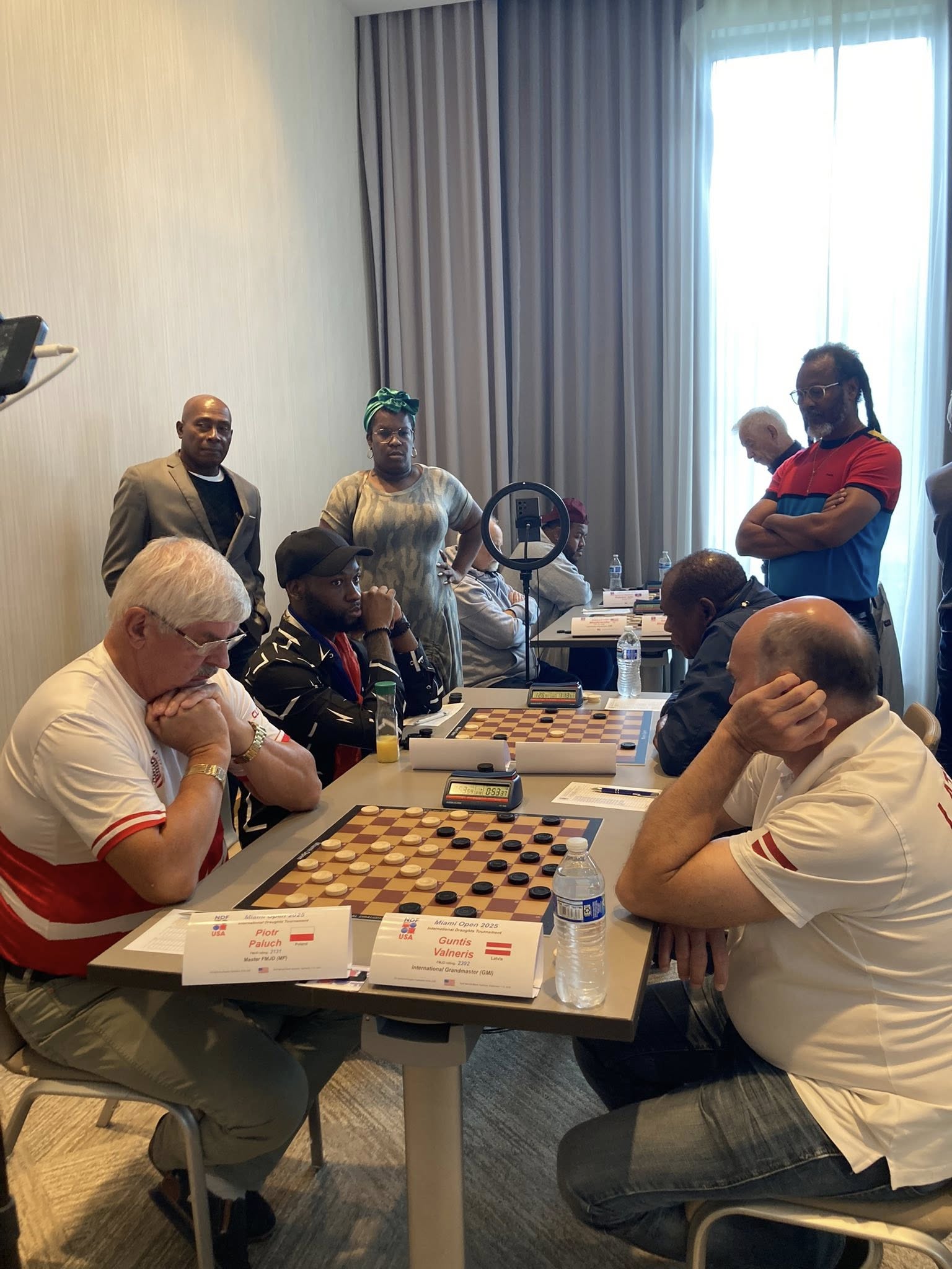 Подробнее о статье Miami Open 2025 International Draughts Tournament Round 2 Photos.